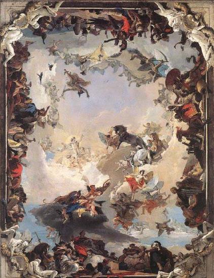 Giambattista Tiepolo Allegory of the Planets and Continents oil painting image